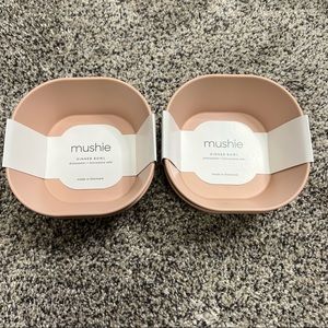 Mushie Blush Pink Dinner Bowl Set of 2